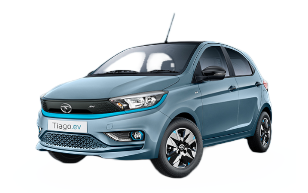 2022 Tata Tiago EV Light Blue Color (Tropical Mist)