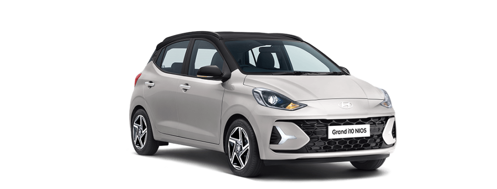 2023 Hyundai Grand i10 NIOS White Color Dual Tone  (Polar White Dual Tone)