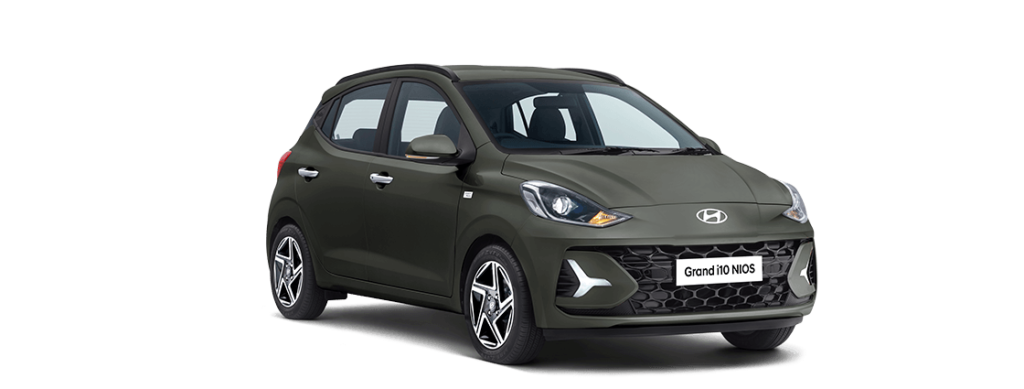 2023 Hyundai Grand i10 NIOS Green / Khaki Color  (Spark Green) - New 2023 Grand i10 NIOS Spark Green Color