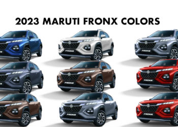 All New Maruti FRONX Colors - All Colors New Maruti FRONX SUV