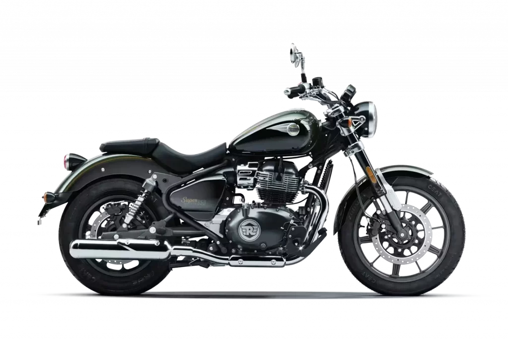 2023 Royal Enfield Super Meteor Green Color (Interstellar Green)