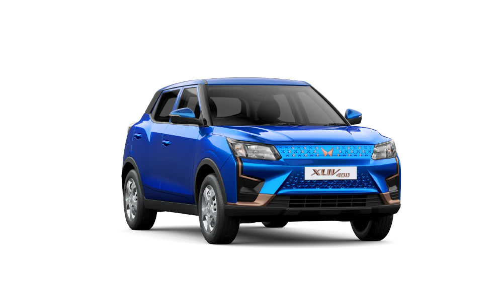2023 Mahindra XUV400 Infinity Blue Color option - XUV400 Mahindra Blue Color