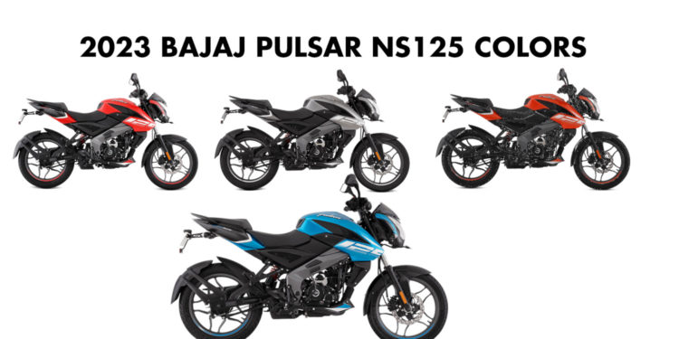2023 Pulsar NS125 Colors All Colors 2023 Pulsar 125 NS Color options