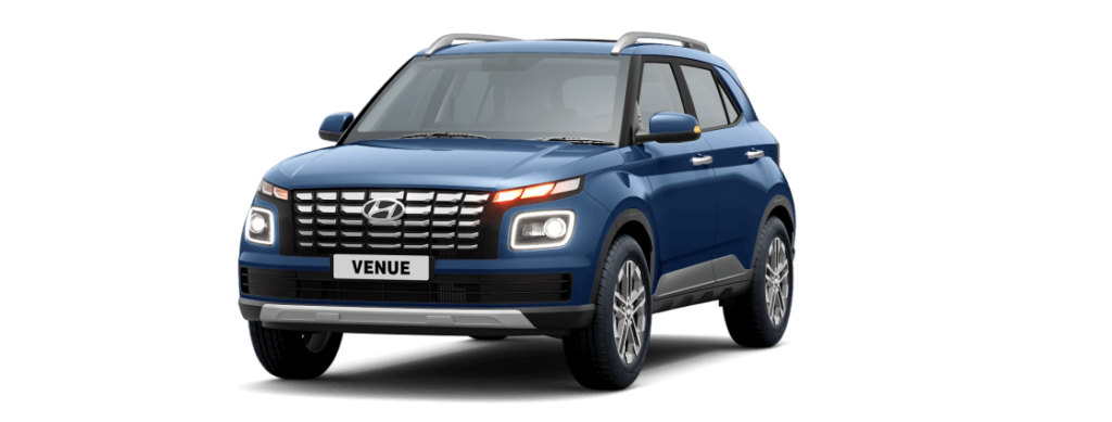 2023 Hyundai Venue Blue Color (Denim Blue) - 2023 Venue Blue Color option