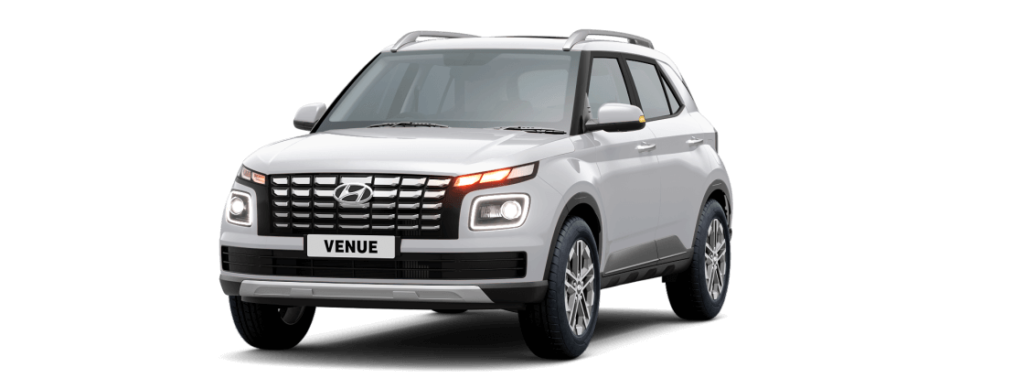 2023 Hyundai Venue White Color (Polar White) - 2023 Venue White Color Option - New Venue White Color 2023 model