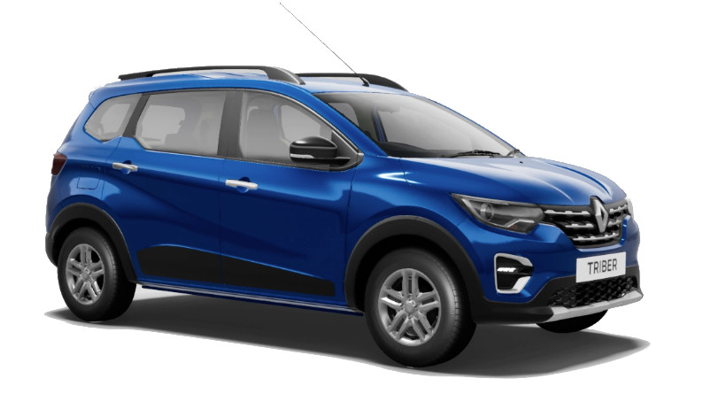 2024 Renault Triber Blue Color (Electric Blue) 2024 Triber Blue Color