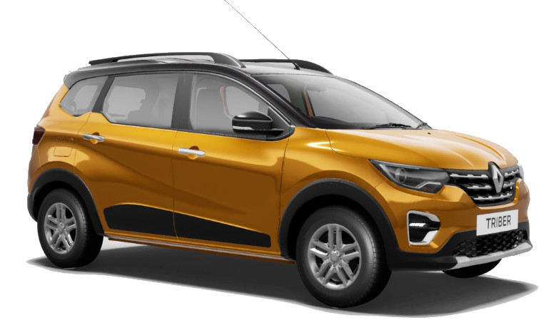 2024 Renault Triber Mustard with Black Dual-tone Color (Mustard + Black) - 2024 Triber Mustard Black dual tone