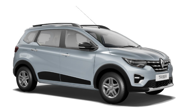 2024 Renault Triber Silver Color (Moonlight Silver) 2024 Triber Silver Color