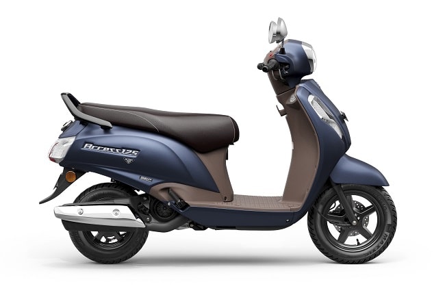 2023 Suzuki Access 125 Blue Color Option (Matte Blue) 2023 Access 125 Blue Color