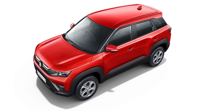 2023 Maruti Brezza Red Color (Sizzling Red) 2023 Brezza Red Color