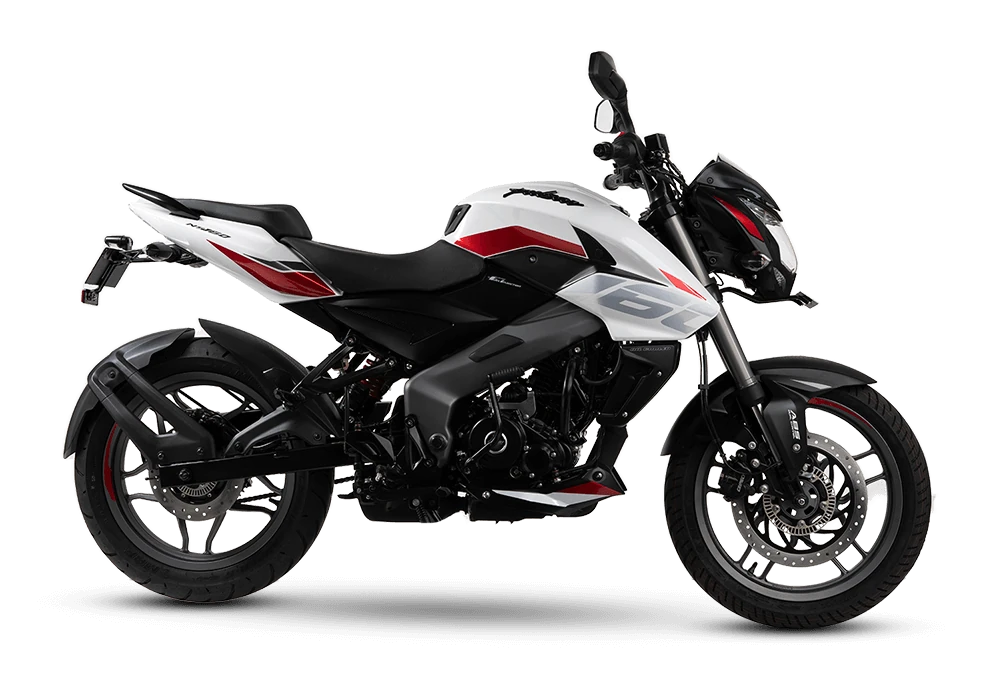 2023 Bajaj Pulsar NS160 White Color (Metallic Pearl White)