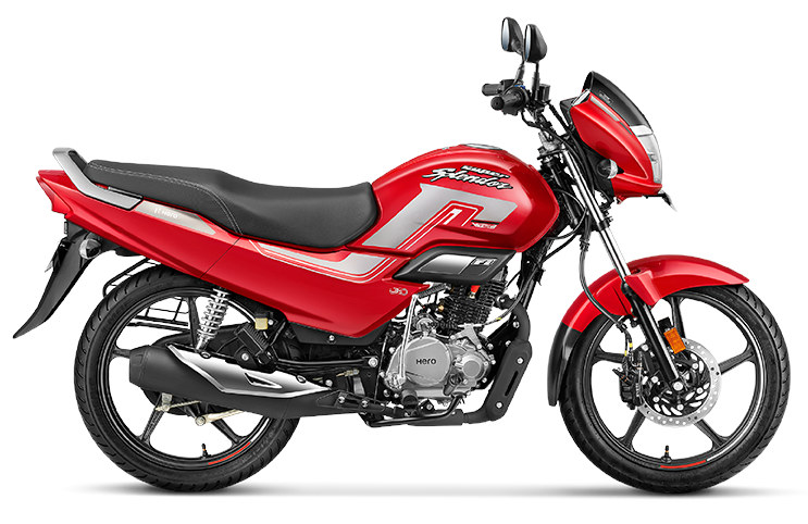 2023 Hero Super Splendor Red Color - Candy Blazing Red color variant - New Super Splendor XTEC