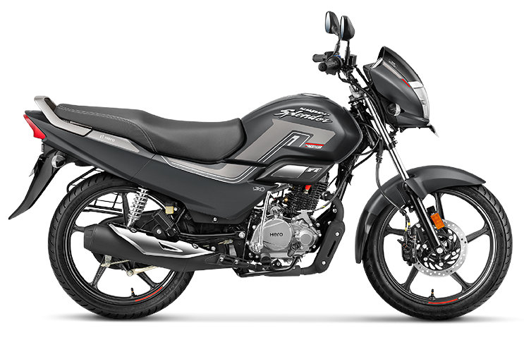 2023 Hero Super Splendor 125 Grey Color - Matte Axis Grey color option