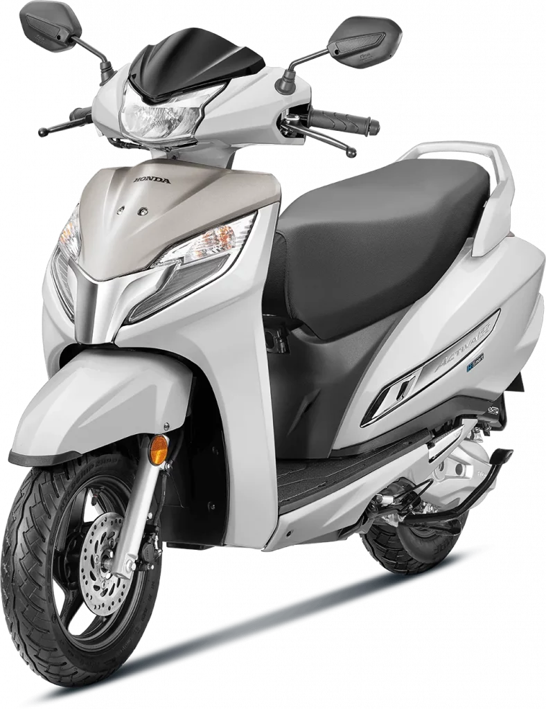 2023 Honda Activa 125 White Color ( Pearl Precious White with Salen Silver Metallic )