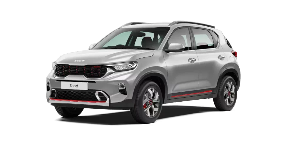 2023 Kia Sonet Silver Color ( Sparkling Silver)