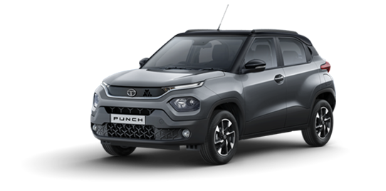 2023 Tata Punch Grey Color (Daytona Grey)