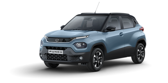 2023 Tata Punch Blue Color (Tropical Mist)