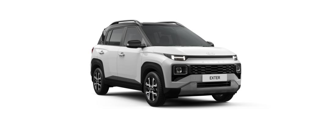 2023 Hyundai Exter White Dual tone Color (Atlas White Dual tone)