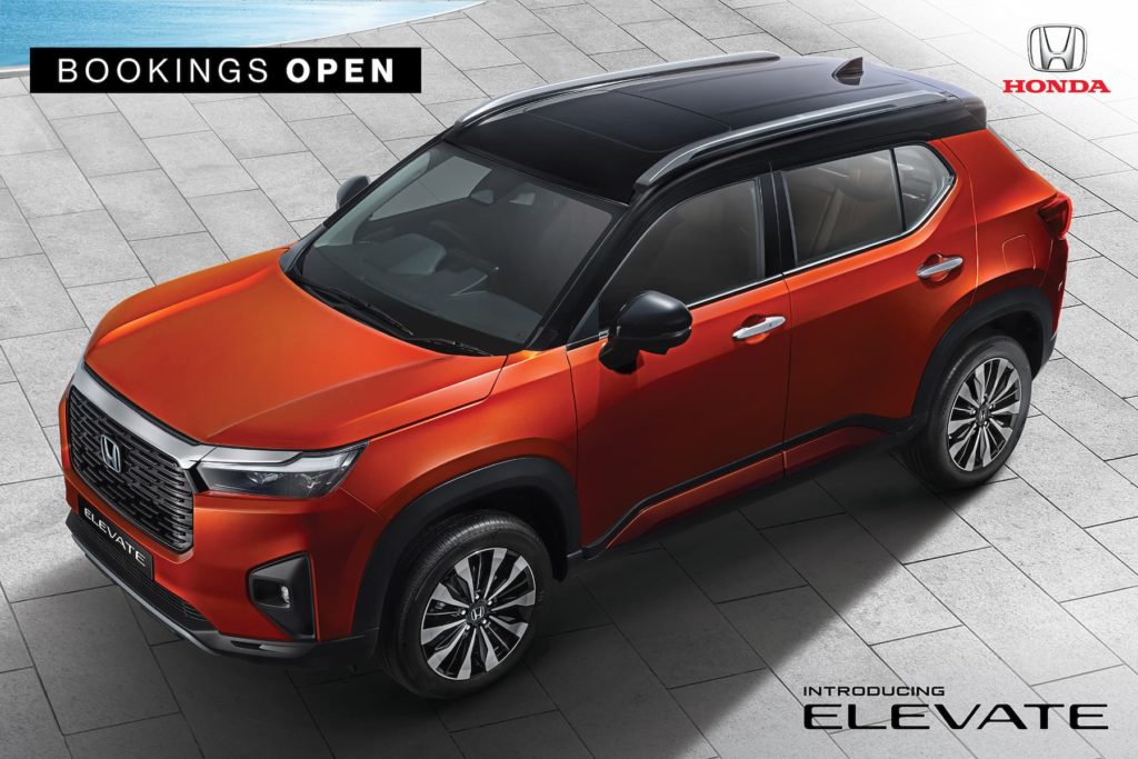 Honda Elevate mid-size SUV Bookings Open