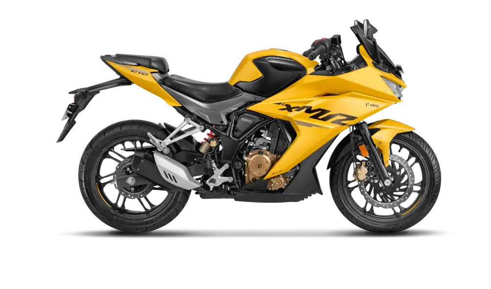 All new 2023 Hero Karizma Yellow Color (Iconic Yellow)