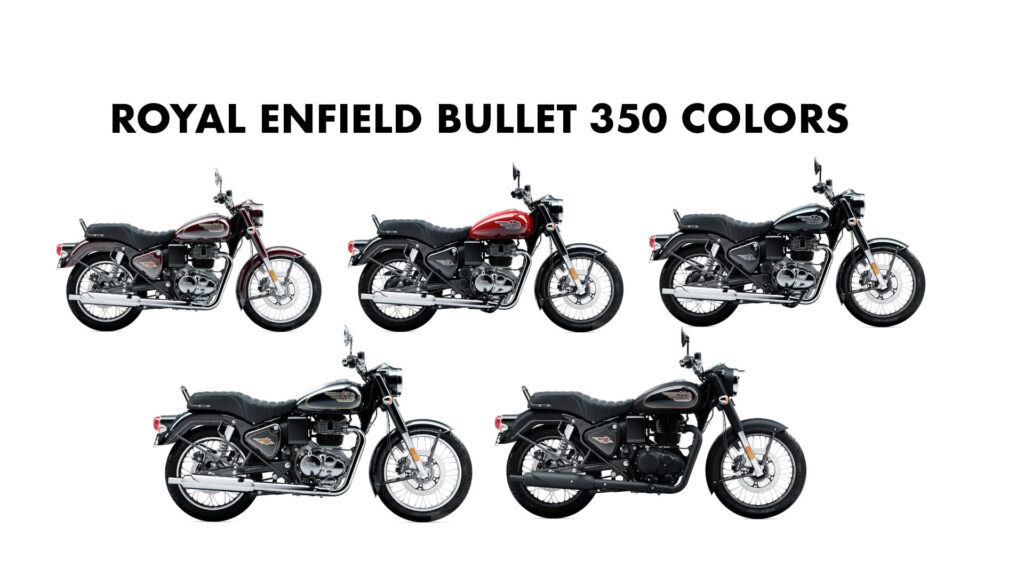 2023 Royal Enfield Bullet 350 Colors - All Color options 2023 Royal Enfield Bullet 350