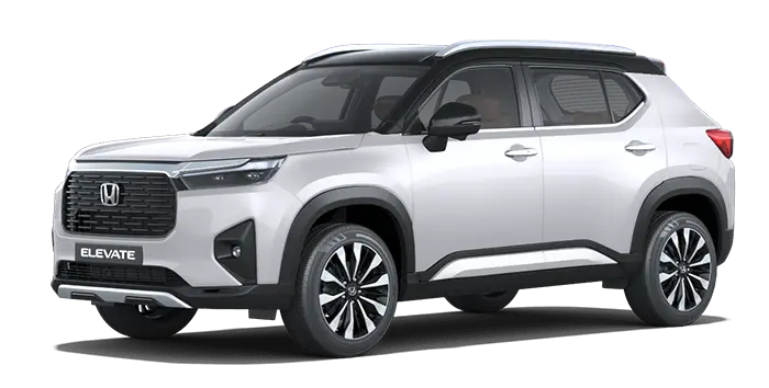 2023 Honda Elevate White and Black dualtone Color (Platinum White Pearl with Crystal Black Pearl Roof)