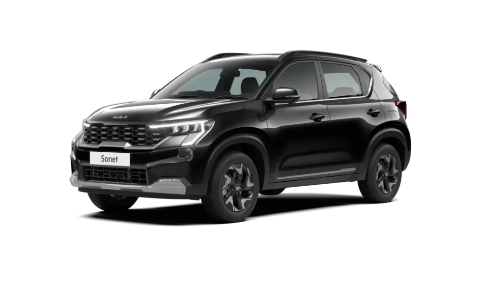 2024 Kia Sonet  Black Color (Aurora Black Pearl)