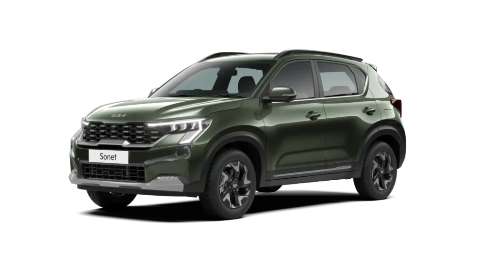2024 Kia Sonet Olive Color (Pewter Olive)