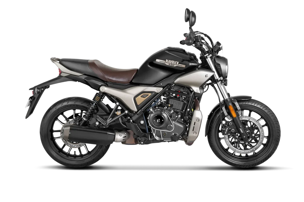 2024 Hero Mavrick 440 in Black Color(Enigma Black)