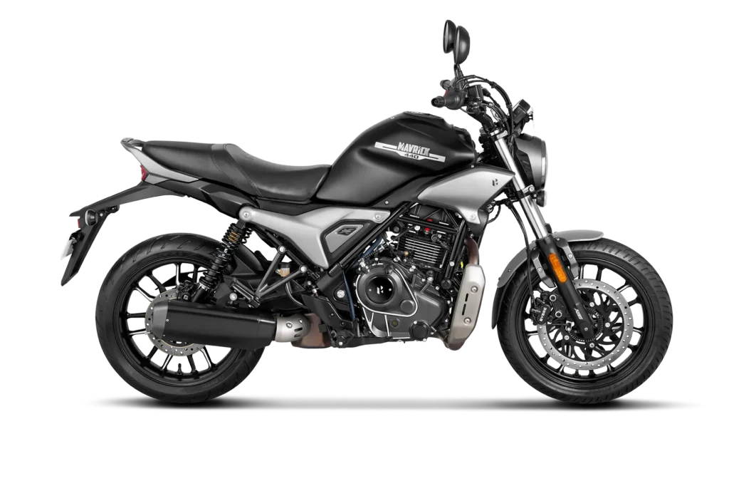 2024 Hero Mavrick 440 in Black Color (Phantom Black)