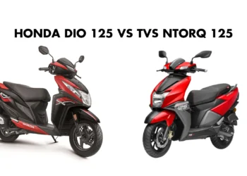 Compare Specifications of Honda Dio 125 with 2024 TVS NTORQ 125 - Mileage, Engine, Height, Weight and Performance figures