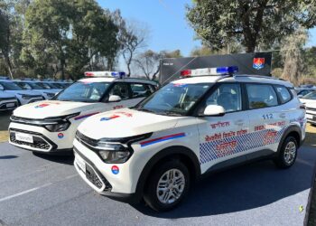 Kia Carens Punjab Police Purpose Built Vehicle - Kia Carens Emergency Response Vehicles used by Punjab Police
