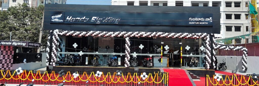 Honda BigWing Showroom in Guntur North, Andhra Pradesh