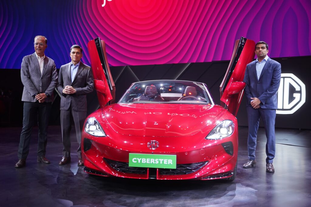 MG Cyberster -JSW MG Motor India