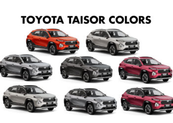 2024 Toyota Taisor Colors - All Colors New Taisor SUV