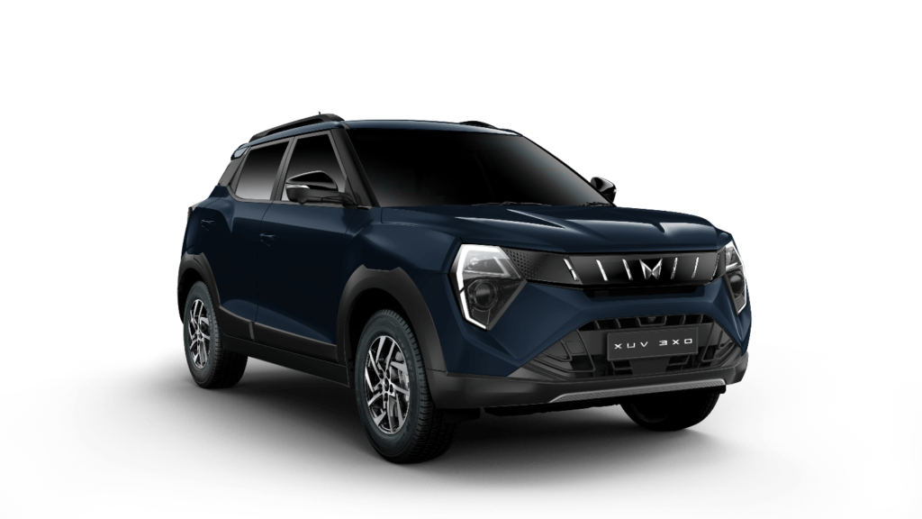 2024 Mahindra XUV 3XO Blue Color ( Nebula Blue)
