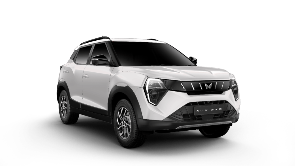2024 Mahindra XUV 3XO White Color ( Everest White)