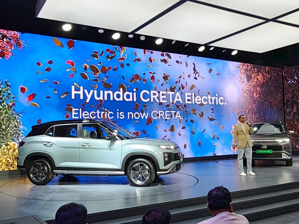 Hyundai Creta Electric Photo during the launch