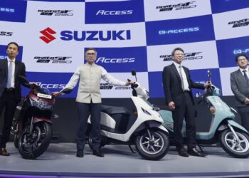 Suzuki e-Access, new Access, Gixxer 250 Flex Fuel