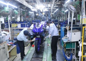 Yamaha R15 Assembly Line Surajpur Plant
