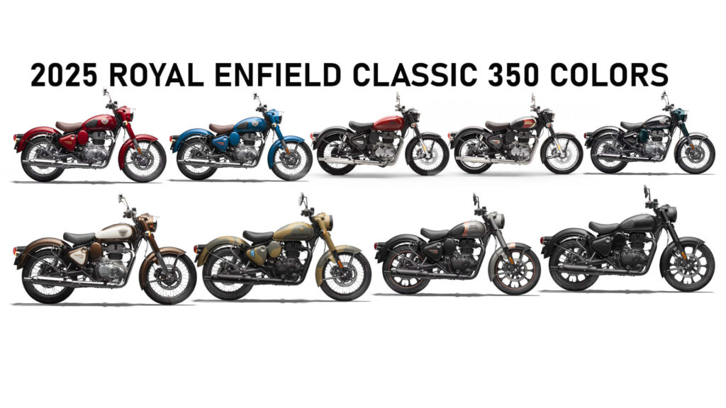 2025 Royal Enfield Classic 350 Colors All Color Options 2025 Classic 350 Motorcycle