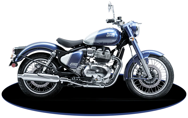 2025 Royal Enfield Classic 650 Blue Color (Bruntinghorpe Blue)