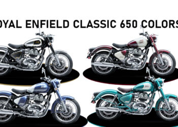 All New Royal Enfield Classic 650 color options. All Colors Royal Enfield Classic 650 motorcycle
