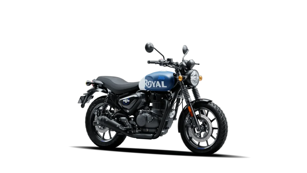 2025 Royal Enfield Hunter 350 Blue Color (Rebel Blue)