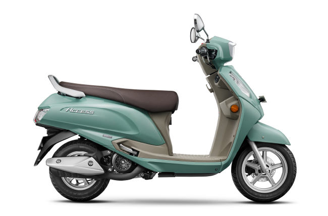 2026 Suzuki Access Green Color (Solid Ice Green / Special Edition)