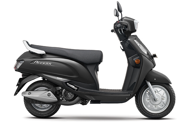 2026 Suzuki Access Black Color (Metallic Mat Black / Standard Edition)
