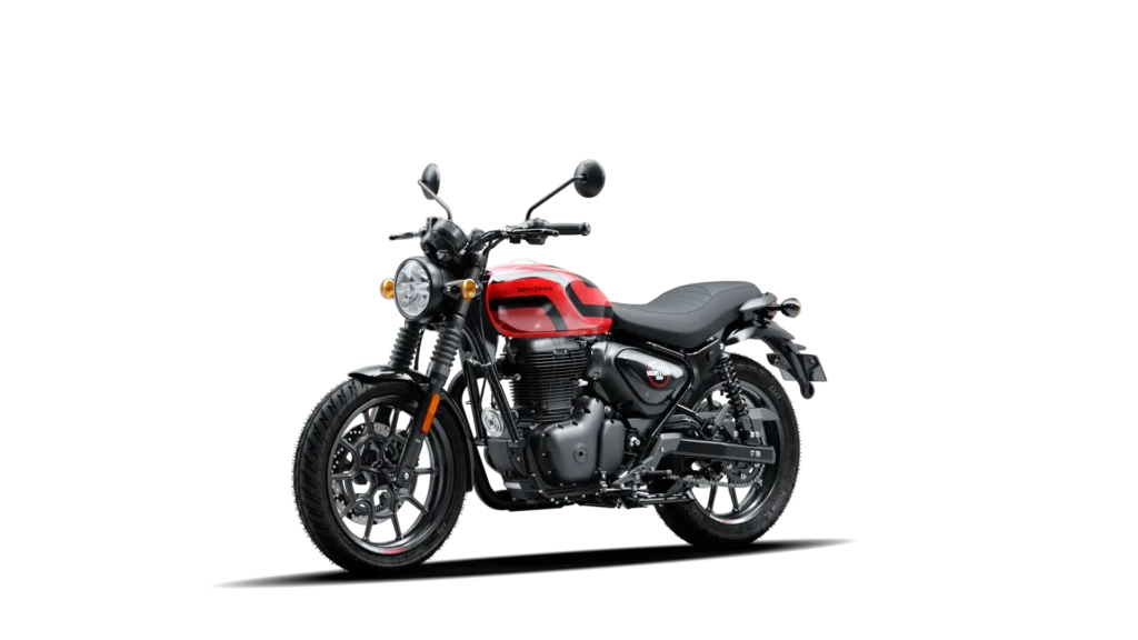 2025 Royal Enfield Hunter 350 New model London Red Color Photos