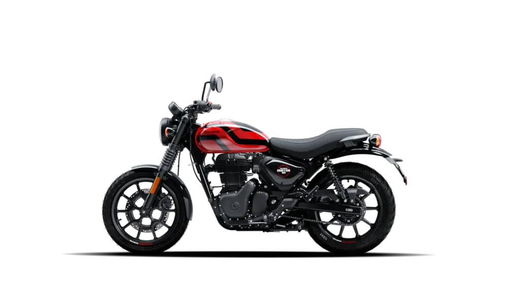 New 2025 Royal Enfield Hunter 350 London Red Color Photos All Red