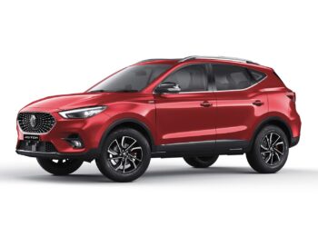 MG Astor 2025 model Red Color Option