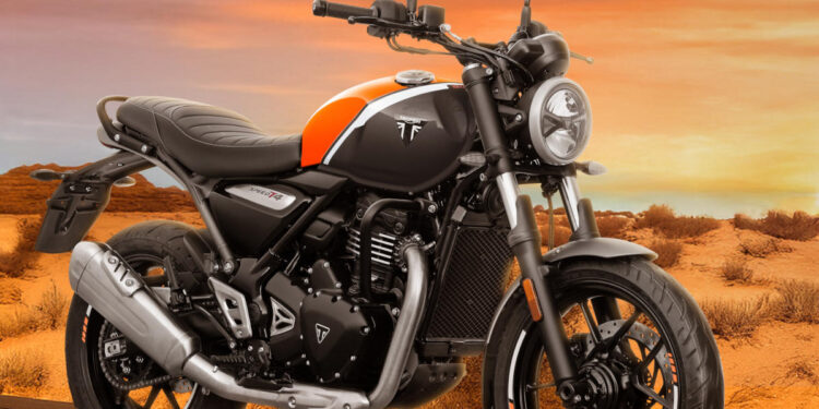2025 Triumph Speed T4 2025 Model Orange Color
